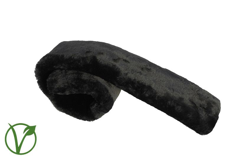 Luxury thick fur pile girth sleeve.