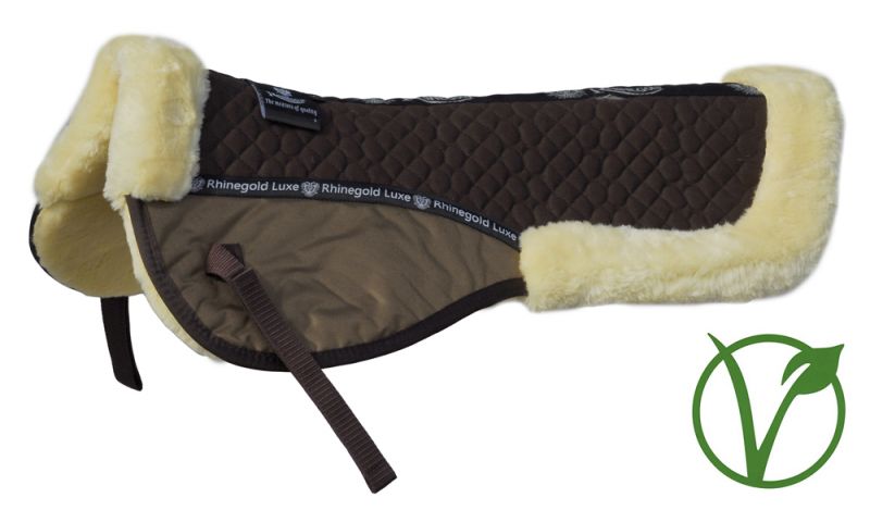 Rhinegold Luxe Fur Half Pad Fully Lined With Dense Faux Fur