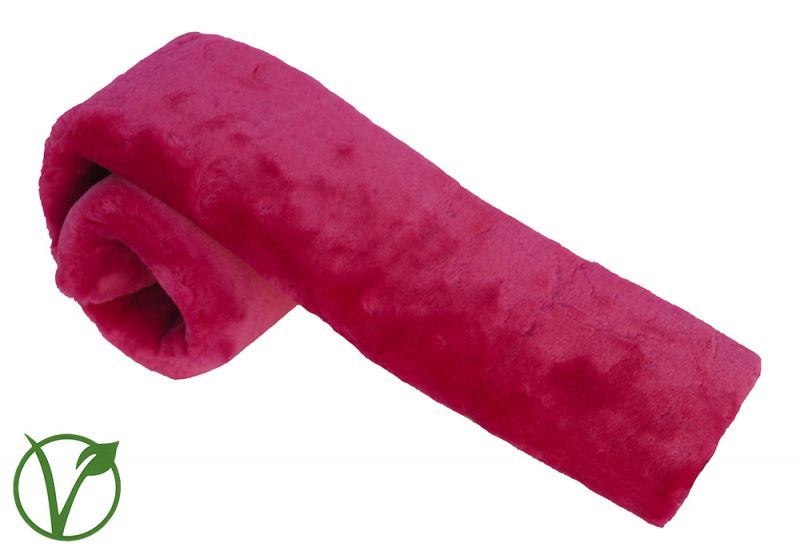 Luxury thick fur pile girth sleeve.