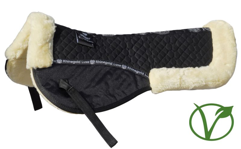Rhinegold Luxe Fur Half Pad Fully Lined With Dense Faux Fur