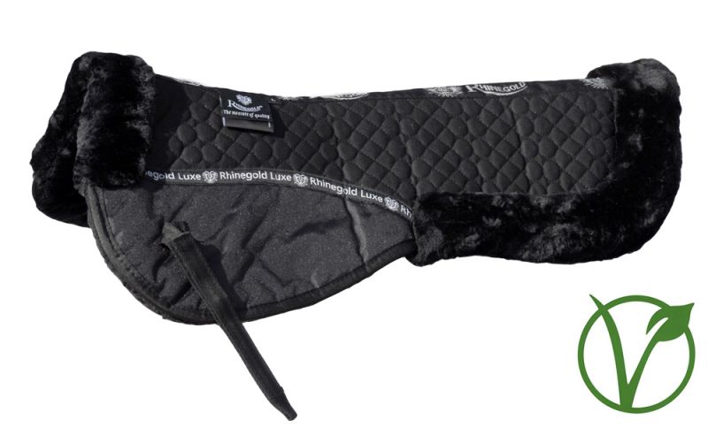 Rhinegold Luxe Fur Half Pad Fully Lined With Dense Faux Fur