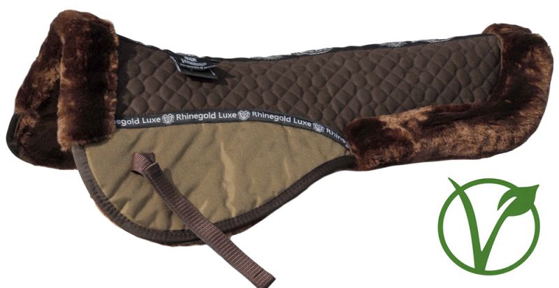 Rhinegold Luxe Fur Half Pad Fully Lined With Dense Faux Fur