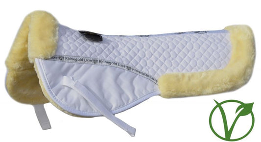 Rhinegold Luxe Fur Half Pad Fully Lined With Dense Faux Fur