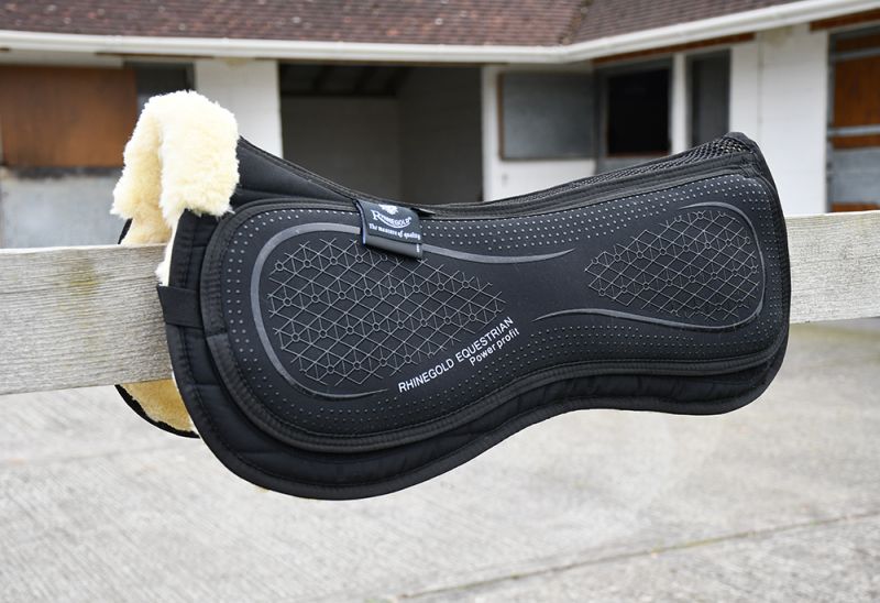 Rhinegold Luxe Lined Silicone Top Riser Pad With Interchangeable Memory Foam Pads