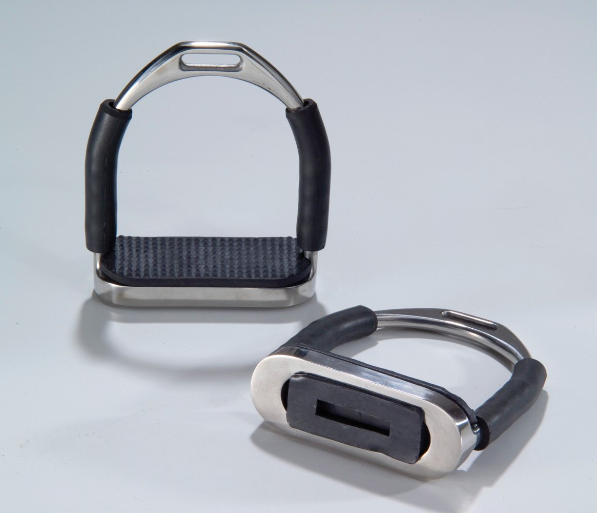 Rhinegold Flexi-Irons/Stirups With Treads