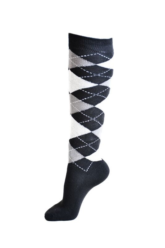 Long riding socks with fully cushioned sole