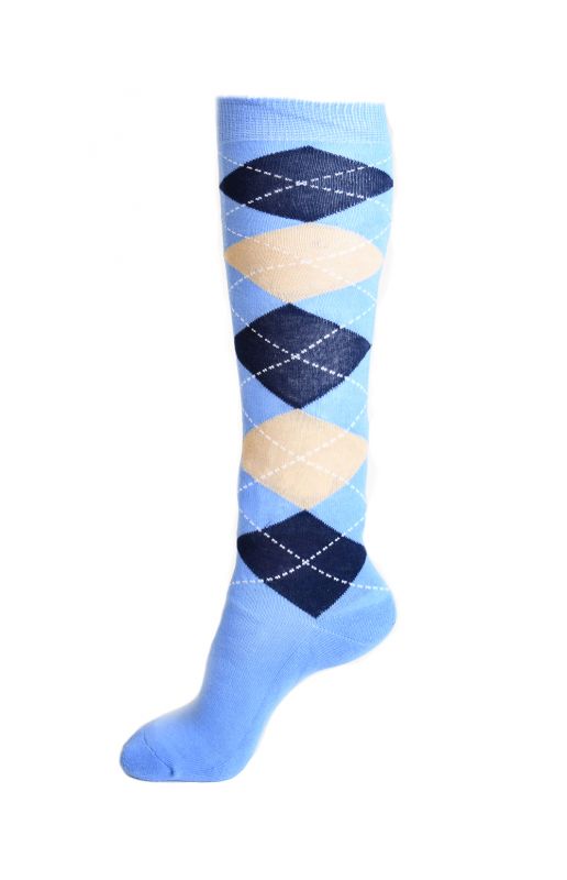 Long riding socks with fully cushioned sole