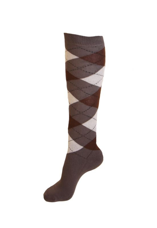 Long riding socks with fully cushioned sole