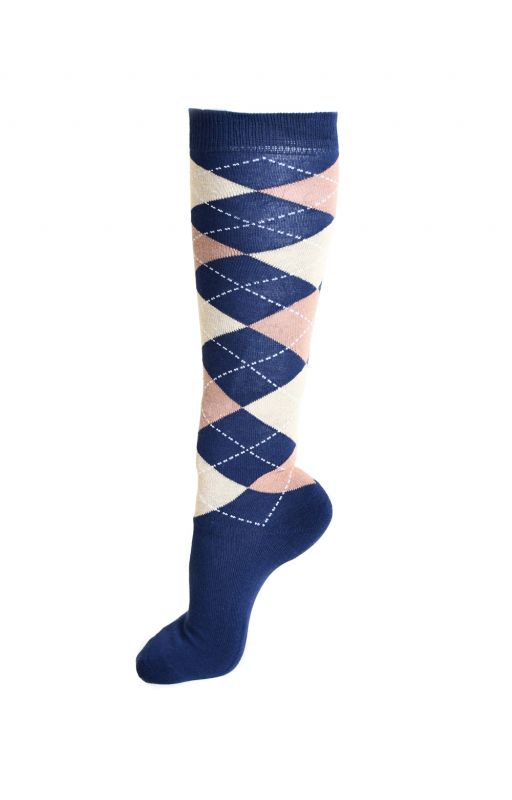 Long riding socks with fully cushioned sole