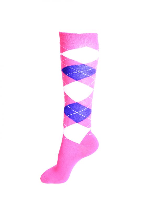 Long riding socks with fully cushioned sole