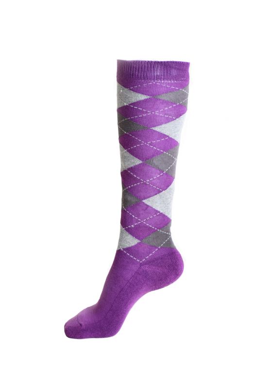 Long riding socks with fully cushioned sole
