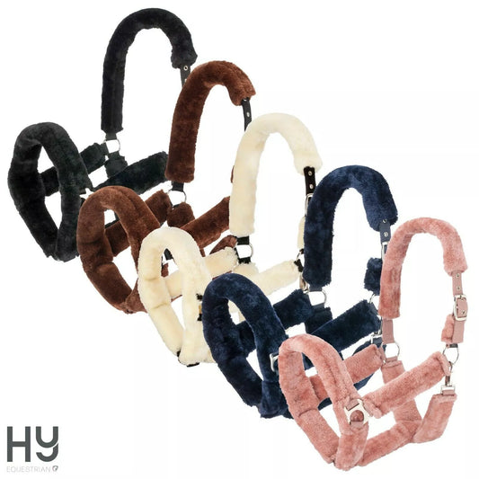 Hy Equestrian Fab Fleece Headcollar | Fleece Lined | Adjustable