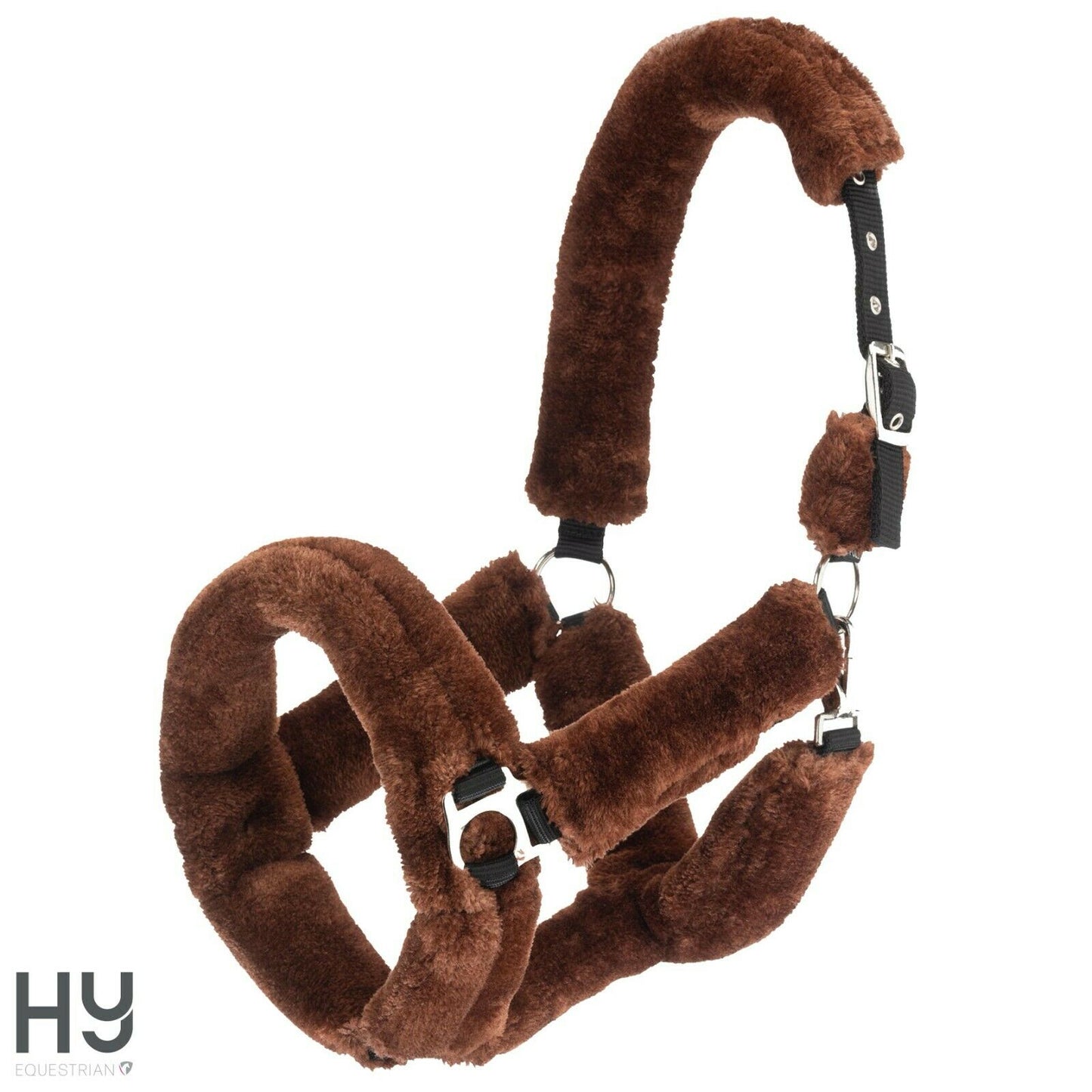 Hy Equestrian Fab Fleece Headcollar | Fleece Lined | Adjustable