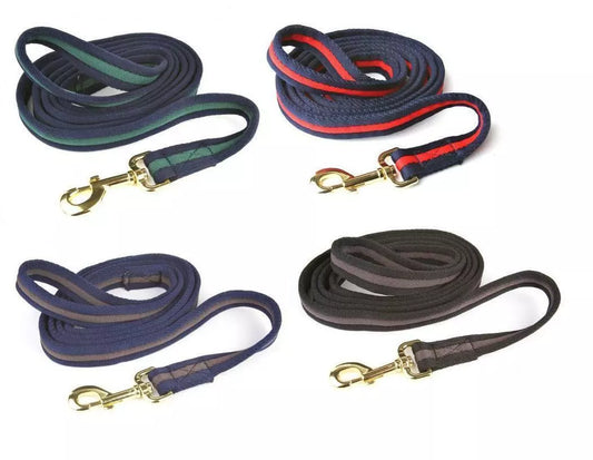 Hy Soft Webbing Lead Rein Without Chain Quality With Loop Handle & Trigger Hook