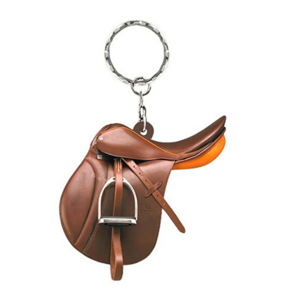 Saddle Keyring Hanging Decoration Horse Saddle
